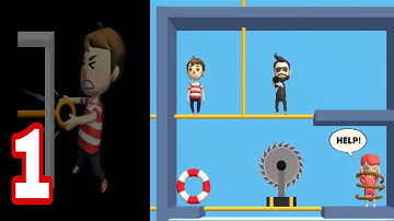 Pin Rescue - Gameplay Walkthrough Part 1 Levels 1-50 (iOS, Android)