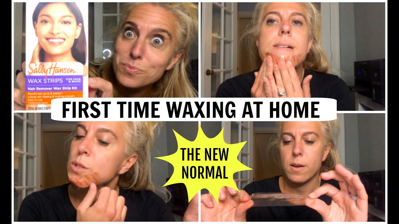 HOW TO WAX AT HOME SALLY HANSEN WAX STRIPS YouTube