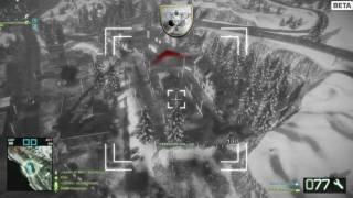 Battlefield Bad Company 2 Beta PC Gameplay - Apache Helicopter Gunner