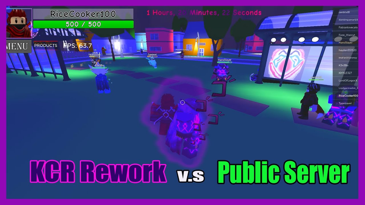 KCR Rework v.s Public Server - YouTube