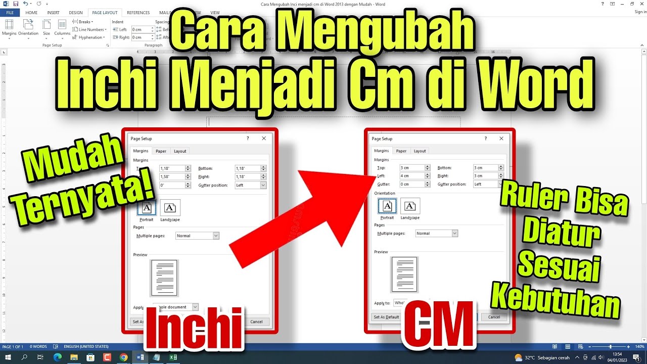 Konversi Inci ke Centimeter: Panduan Lengkap Konversi Inci ke Centimeter: Panduan Lengkap