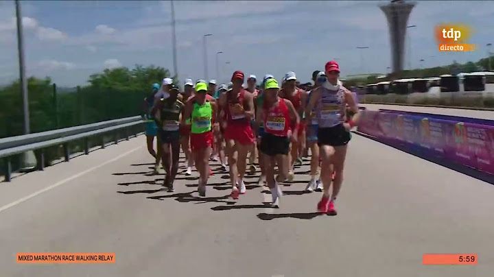 Campeonato del mundo por equipos, Antalya 2024, Relevo mixto maratón marcha