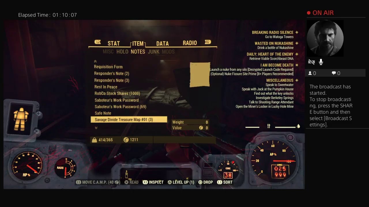 Fallout 76 be the a legendary join me Others Subscribe i Will do the same lol English