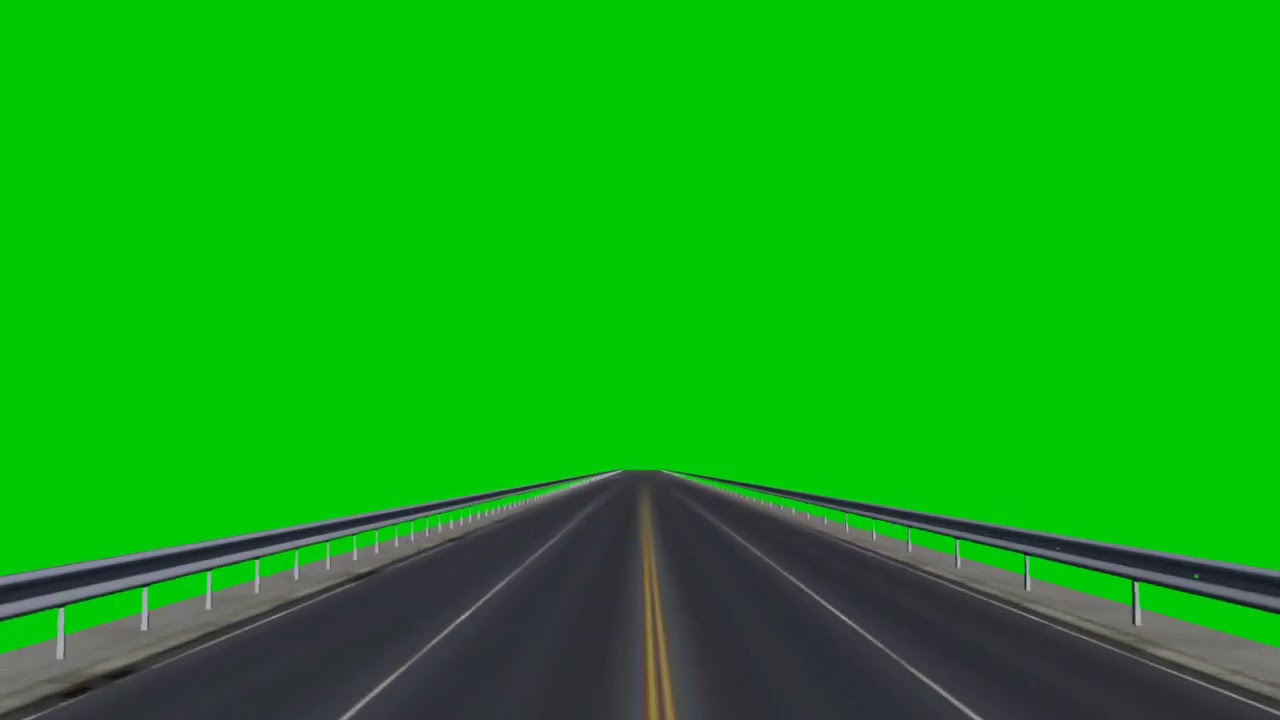 free green screen driving a Road video YouTube