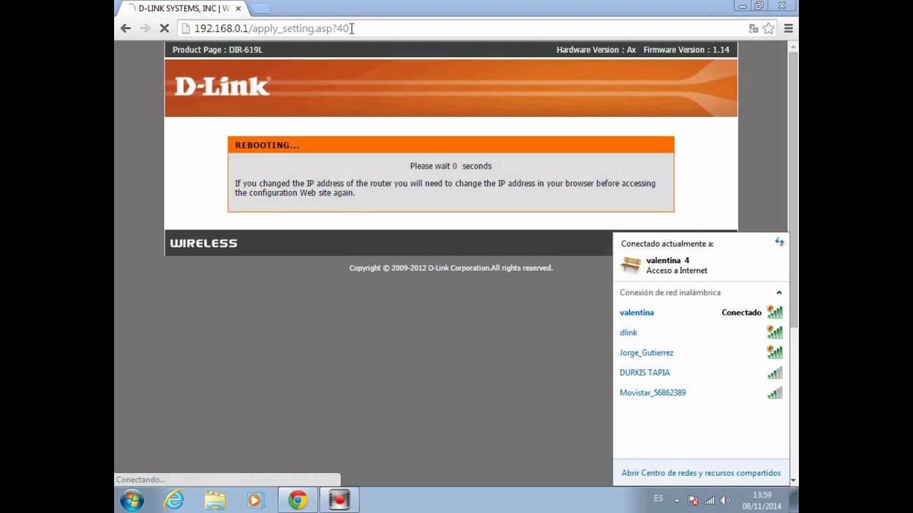 Change the LAN IP Address on a Dlink Cloud DIR 619L- Cambiar la IP al Router Dlink Dir 619l