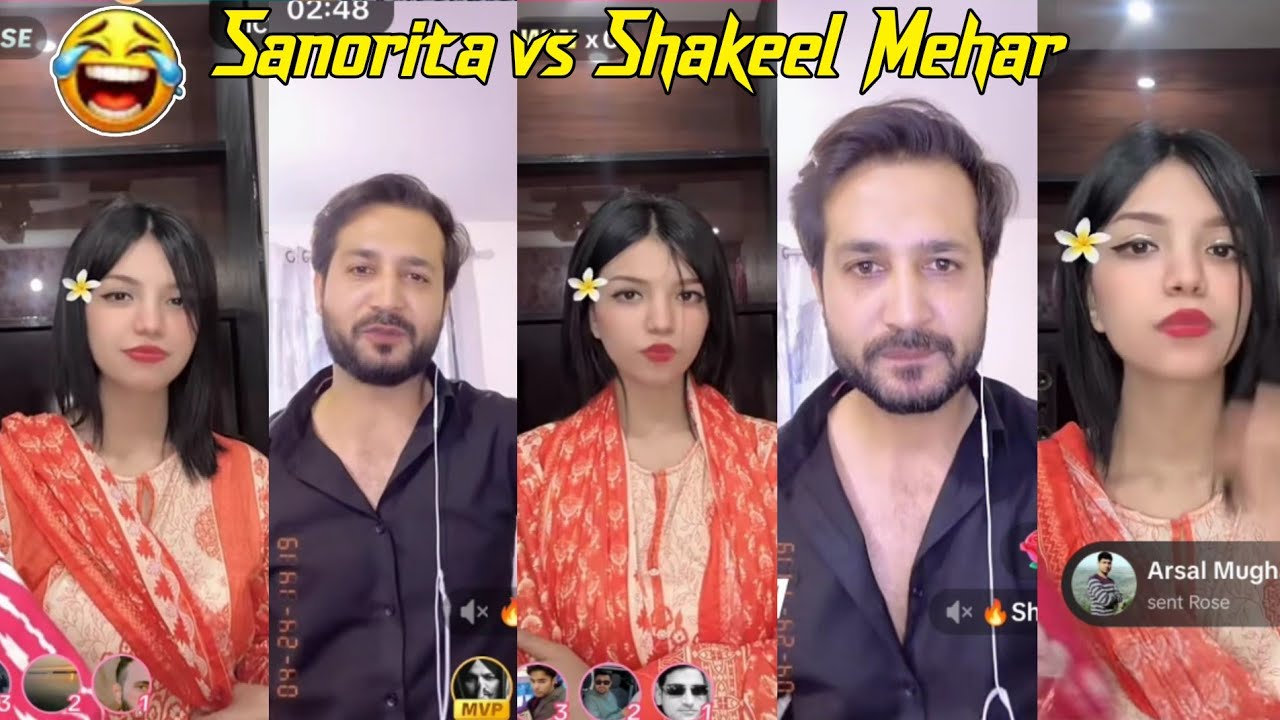 Sanorita vs Shakeel Mehar panshment match funny video 🤪🤣🤣 2025