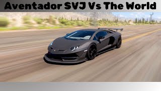 Lamborghini Aventador SVJ Vs The World In Forza Horizon 5 #lamborghini #forzahorizon5 #dragrace