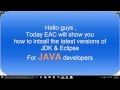 Java language  1  install party  jdk  eclipse