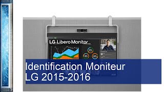 Identification Moniteur Lg 2015-2016