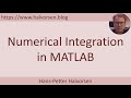 MATLAB - Numerical Integration