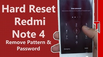 How To Hard Reset Xiaomi Redmi Mi Note 4, Remove Pin Lock/Password.