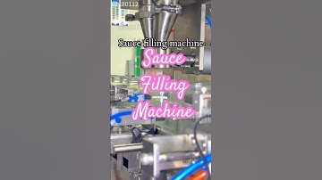 Sauce filling machine #saucefillingmachine #packagingmachine #fillingmachine #packingmachine