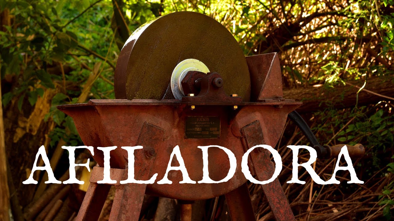 Reacondicionando una antigua AFILADORA de CUCHILLAS marca FAHR - (INDUSTRIA ARGENTINA 1955)