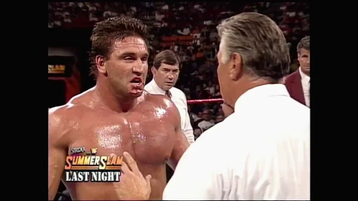 Ken Shamrock Snaps & Suplexes WWF Officials @ SummerSlam 1997 (WWF)