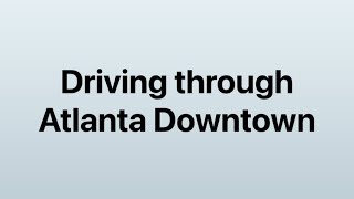 Moving From Canada To Usa- Driving In Atlanta