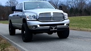 6.7 Cummins 5in Dump Exhaust with 8in tip