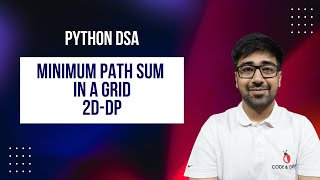 DSA in Python - Minimum Path Sum | 4 Grid DP Approaches | LeetCode 64 | Part 198 [Hindi]