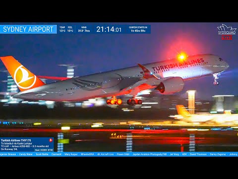 🔴 Sydney Airport SYD Plane-Spotting with Kurt 🔴
