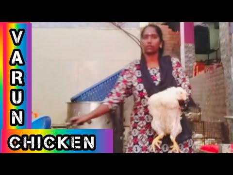 Women slaughter chicken for order