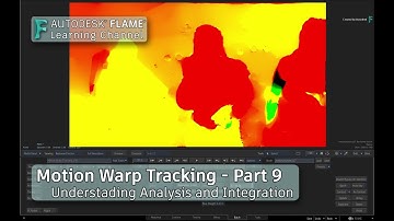 Motion Warp Tracking - Part 9 - Understanding Analysis & Integration - Flame 2019.2