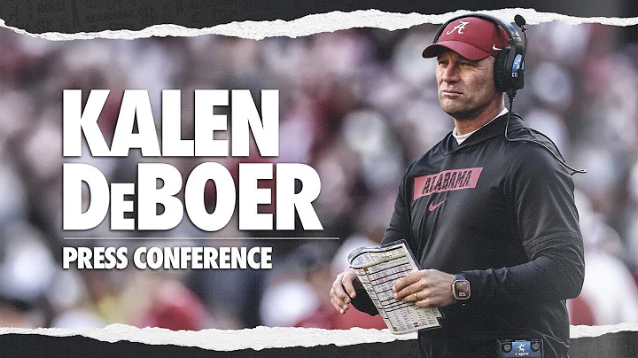 Watch the Alabama Football CFP First Round Postgame Press Conference.