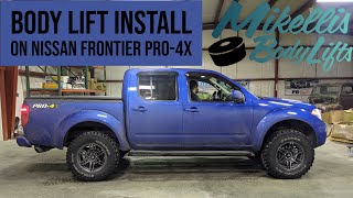 Body Lift Install on 2015 Nissan Frontier Pro4X