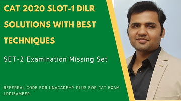 CAT 2020 LRDI Solt-1 Best Technique Ad Shortcut Of Solving LR-Examination Missing Set -Part-1
