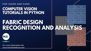 Fabric design recognition & analysis | computer vision (OpenCV) project in python | Maviintelligence