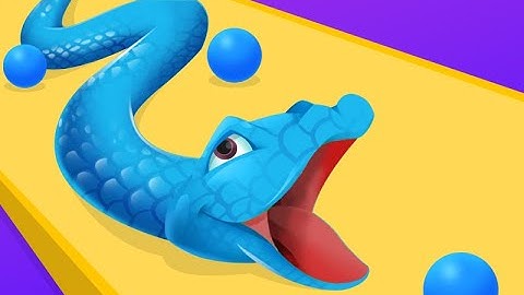 Snake Run Race 3D Running Game - Gameplay Walkthrough Part 01 Level 1-15 New Update [iOS, Android]