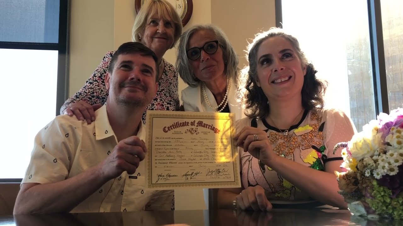 Ceri & Danielle’s Wedding at Seattle Municipal Court July 2022