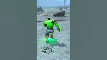 "Unstoppable Force meets Immovable Military! Hulk Rampages Through GTA 5! 💥 Who Will Prevail?!"