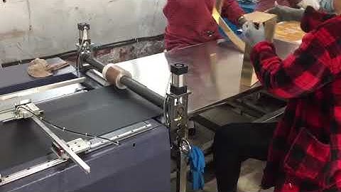 ZB1200 single edge folding machine for bottomless rigid box making