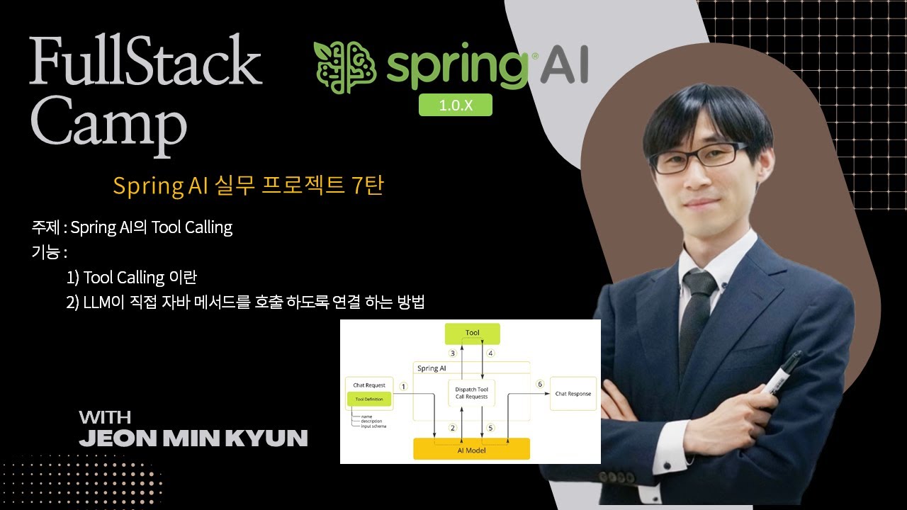 10강 Spring AI Tool Calling을 통한 메소드 연결 - YouTube