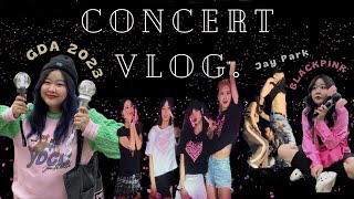 thailand vlog | chi 30 triệu đi concert BLACKPINK và idol ở GDA 2023, newjeans, j-hope, enhypen, ive