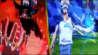 4K] Barba Branca Vs Trafalgar Law Completo One Piece Ep 1093 Barba Negra Usa Técnica De Gravidade