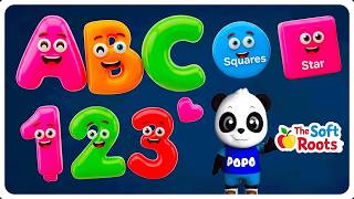 Preschool Learning activities for 3 year olds at home | Learn ABC Phonics Shapes Numbers Colors 🌈 screenshot 4