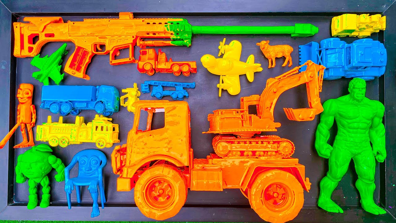 Membersihkan mainan mobil mobilan,pesawat tempur,anomali bombini gusini 