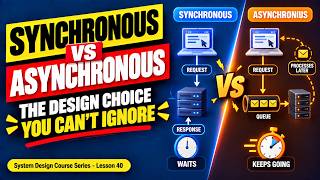 Lesson-40 | Synchronous vs Asynchronous: The Design Choice You Can't Ignore | System Design
