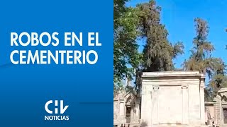 ROBOS EN CEMENTERIO GENERAL | Hurtan metales preciados de mausoleos de personajes destacados