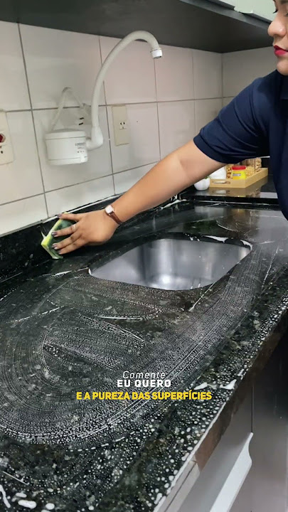 Sabe aquela sensação de paz quando a pia está limpa?