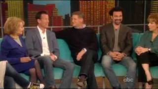 The Men Of Desperate Housewives on "The View" Part 1