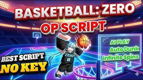 Basketball: Zero New Script, Auto Dunk & Infinite Spins & more - 2025