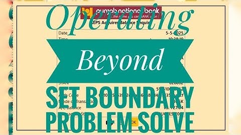 Operating Beyond Set Boundary. Kindly Operate with set boundary (521) problem solve in 2 minutes