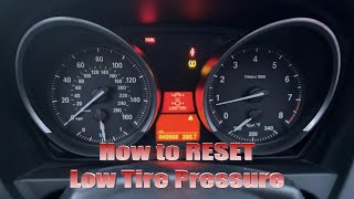2009 BMW Z4 Tire Pressure Monitor - Reset TMP Bmw Z4 Lights Warning