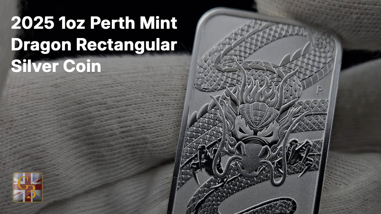 2025 1oz Dragon Rectangular Silver Coins - The Gold Bullion