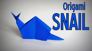 Origami - How to make a SNAIL