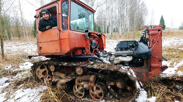 ДТ75 на японском V8 300сил! Первый выезд пошел не по плану!