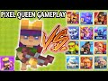 Pixel Queen Vs Max Level Troops | New Hero Skin  | Clash of Clans