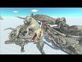 Can Dinosaurs and Animals Survive 100 Titanoboas? | ARBS Battle
