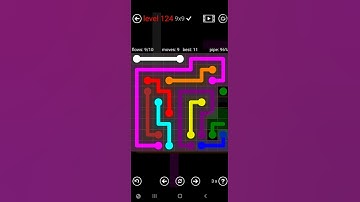 How To Solve Flow Free 9x9 Mania Level 124 Hard Board Walk Through Solution Walkthrough